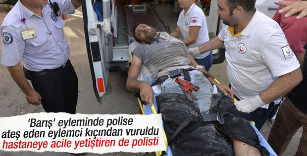 Adana'da polise ateş eden terörist vuruldu