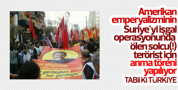 Suriye'de ölen Gezi provokatörü için Kadıköy'de yürüyüş