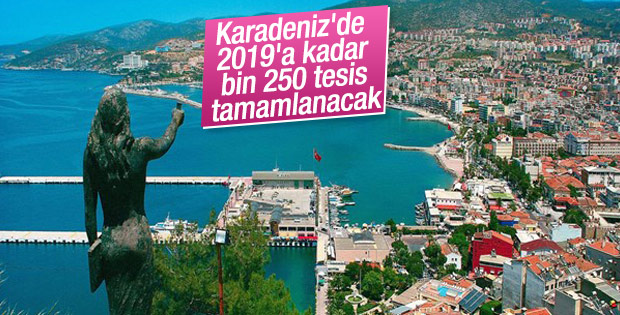 Sinop'a bin 250 yeni tesis geliyor