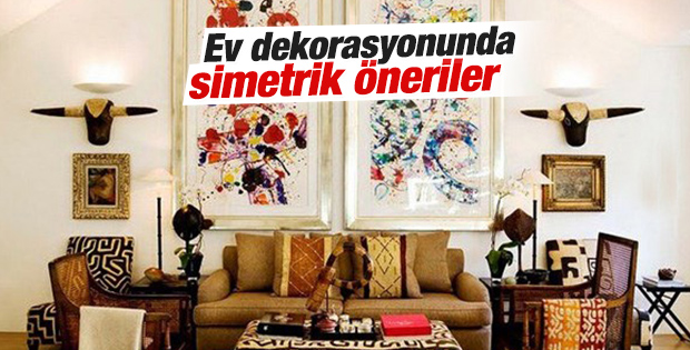 Ev dekorasyonunda simetrik öneriler