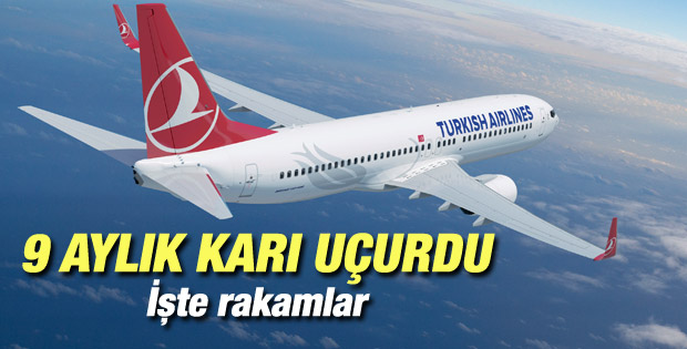 Türk Hava Yolları’nın 9 aylık karı açıklandı