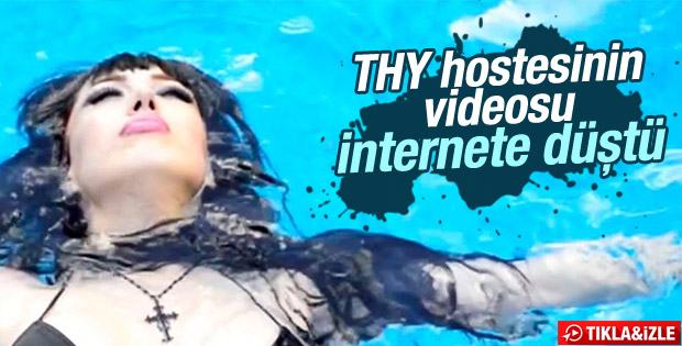 THY'den kovulan hostesin videosu ortaya çıktı İZLE