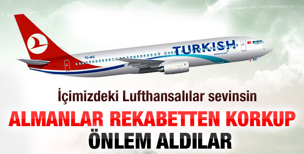 THY rekabeti Almanları korkuttu