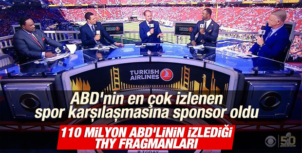 THY Super Bowl'a sponsor oldu