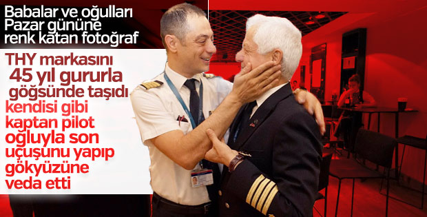 THY'nin 45 yıllık pilotu Kemal İnce emekli oldu