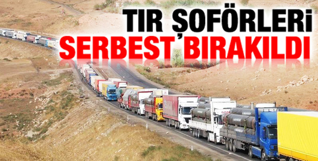 IŞİD tır şoförlerini serbest bıraktı