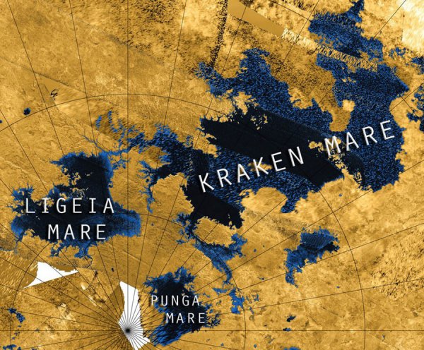 Satürn'ün uydusu Titan'da hidrokarbon gölleri