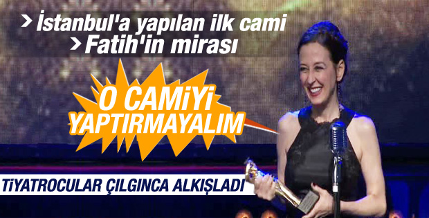Tiyatrocular Rumeli Hisarı'na cami yaptırmayacak