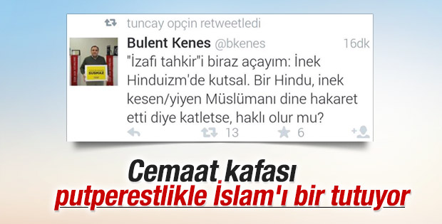 Today's Zaman'ın yönetmeninden skandal tweet