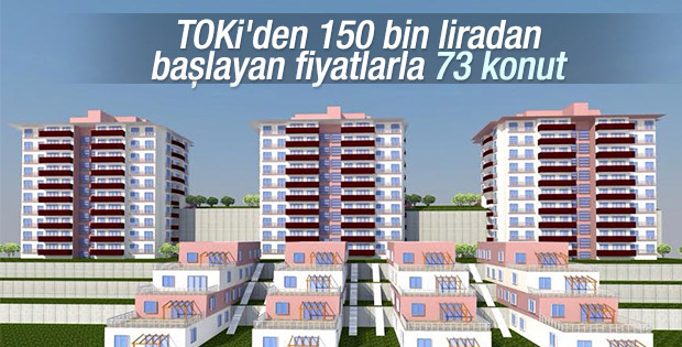 TOKİ Eskişehir'de 73 konutu satışa sunuyor