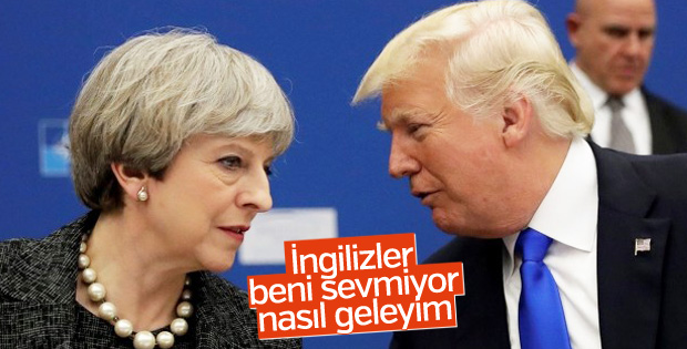 Trump Londra ziyaretini iptal etti