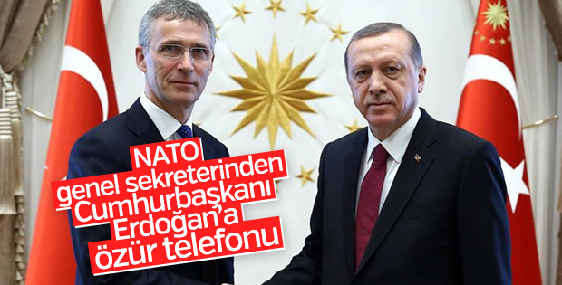 NATO Genel Sekreteri'nden Erdoğan'a özür telefonu