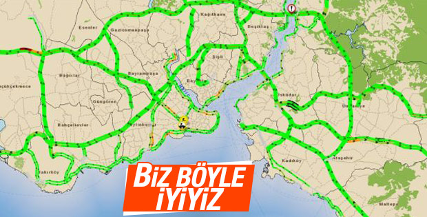 İstanbul'da bayram trafiği