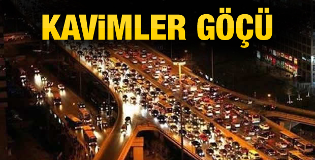 İstanbul'da trafik felç