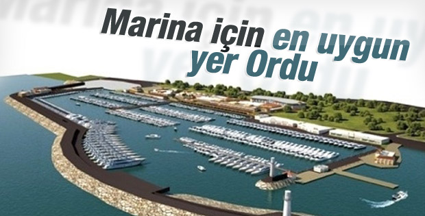 Marina için en uygun yer Ordu