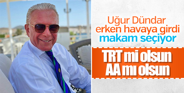 Uğur Dündar zafer havasında