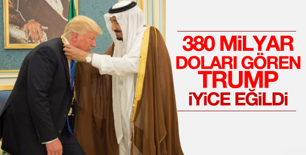 Kral Selman'dan Trump'a devlet nişanı
