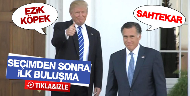 Donald Trump Mitt Romney ile görüştü