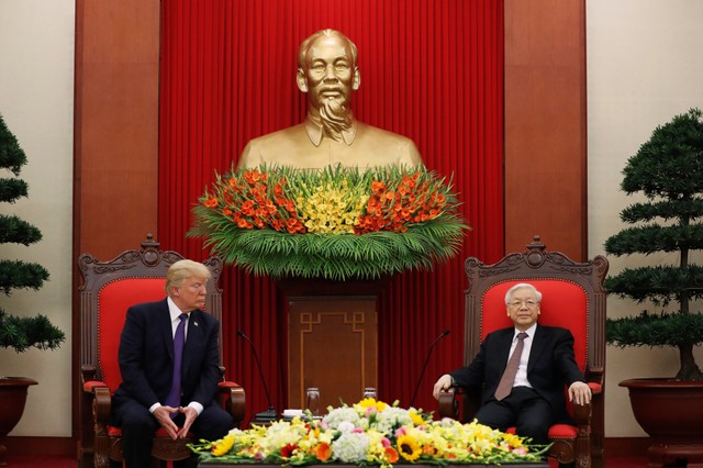 ABD Başkanı Trump Vietnam’da 