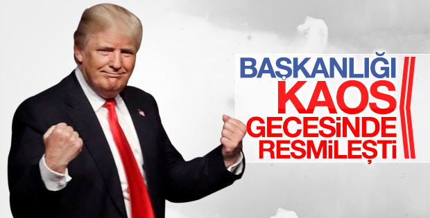 Donald Trump ABD başkanlığını garantiledi