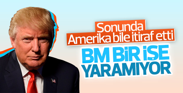 Trump'tan BM çıkışı