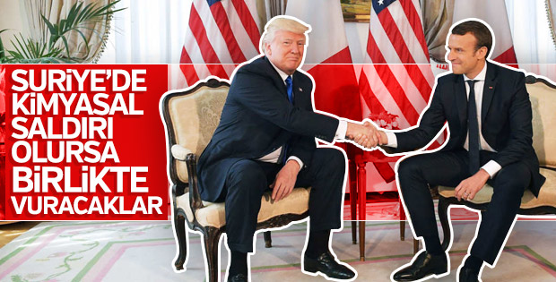 Fransa ile ABD Suriye'yi birlikte vuracak