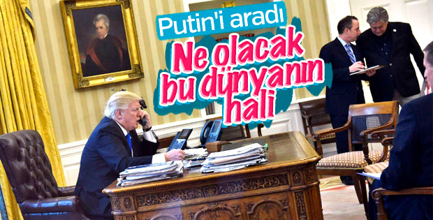 Putin ile Trump telefonda görüştü