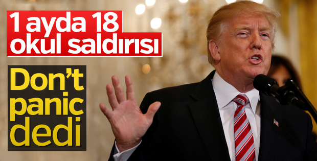 Trump, lise saldırısıyla ilgili konuştu