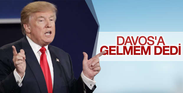 Donald Trump Davos'a katılmayacak