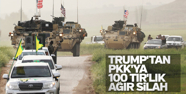 ABD terör örgütü YPG'ye silah gönderdi