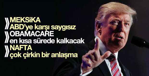 ABD Başkanı Trump'tan önemli açıklamalar