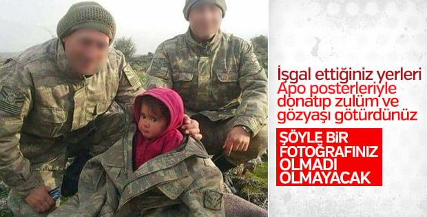 Türk askerinden Afrin'deki sivillere şefkat eli 