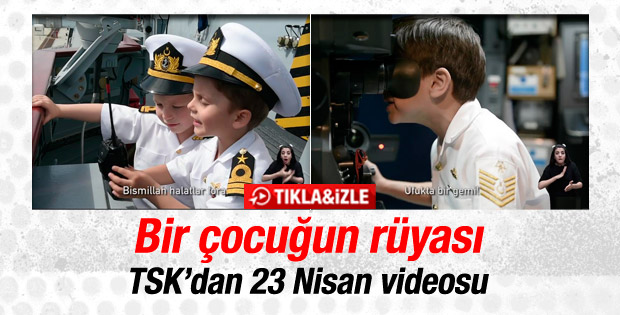 TSK'dan 23 Nisan sürprizi İZLE