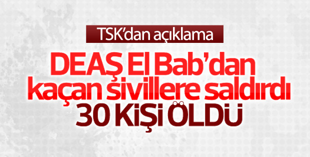 DEAŞ El Bab'da sivilleri hedef aldı