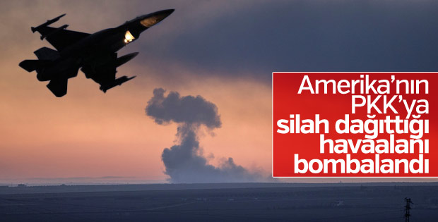 Türk F-16'ları ABD'nin kullandığı havaalanını bombalıyor