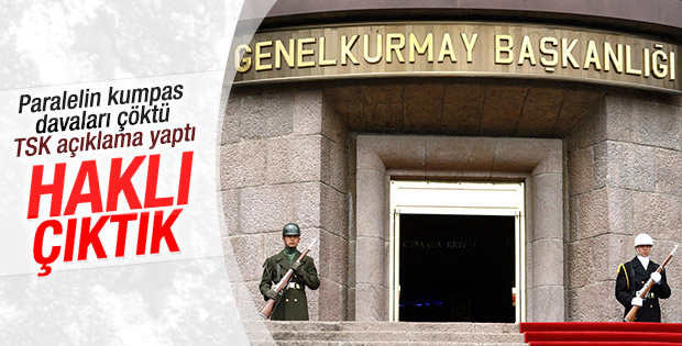 Genelkurmay'dan biten askeri davalar için değerlendirme