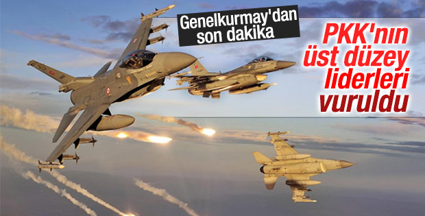 TSK'dan PKK'ya hava harekatı 