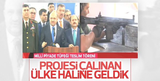 Milli piyade tüfeği TSK'ya teslim edildi