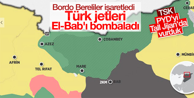 Türk jetleri El Bab'ı vurdu