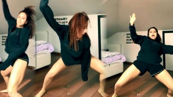 Hamdi Alkan'ın kızı Zeynep Alkan'dan ilginç dans