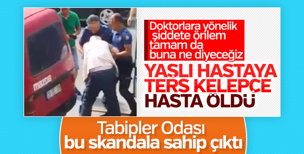 TTB: Meslektaşımızın yaklaşımı doğru