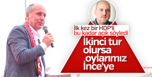 HDP'den Muharrem İnce'ye oy sözü