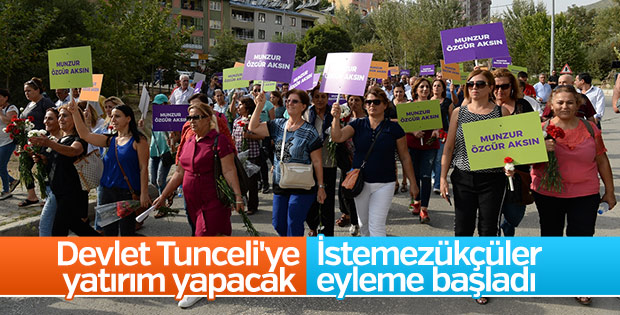 Tunceli'de baraj yapımına karşı eylem