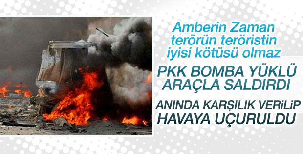 Tunceli'de karakola bomba yüklü araçla saldırı