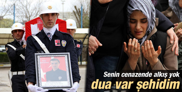 Tunceli'de şehit olan polisin cenazesi uğurlandı İZLE