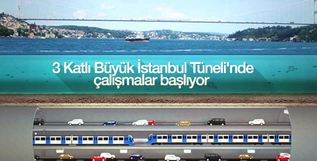 3 katlı tünelde çalışmalar başlıyor