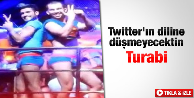 Twitter'da Turabi'nin dansıyla dalga geçildi