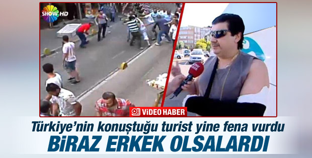 Aksaray'da esnafı döven İrlandalı turist konuştu