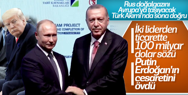 Erdoğan: Rusya ile ticaret hacmi hedefi 100 milyar dolar