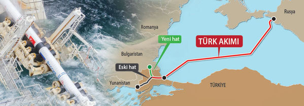 Türk Akımı'nın güzergahı değişti